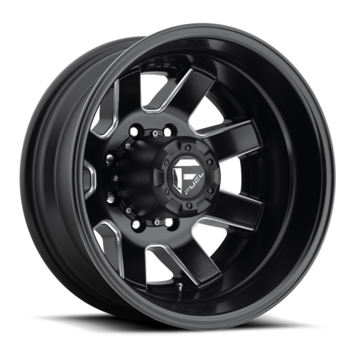 Fuel 1PC D538 17X6.5 8X200 MT-BLK-MIL -140MM Wheel