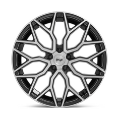Niche 1PC M262 20x9 5x4.5 Gloss Black Brushed 35mm Wheel