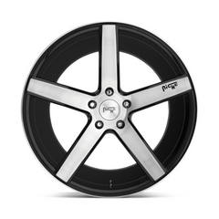 Niche 1PC M124 18X8 5X4.5 Gloss Black Brushed Wheels