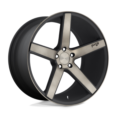 Niche 1PC M134 20X8.5 5X4.25 M-BLK-MCH-DDT 40MM Wheel