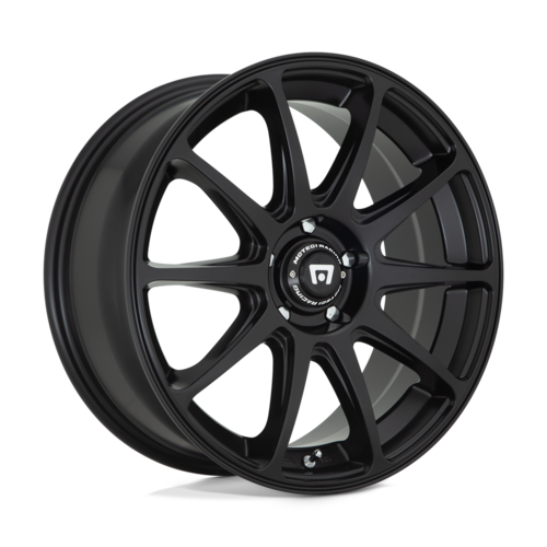 Motegi MR127 17-Inch x 8-Inch Black Wheel with 5x4.5 Bolt Pattern and 38MM Offset