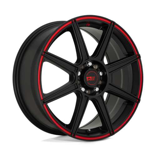 MR142 18X8 5X4.5/120 S-BLK RED 45MM