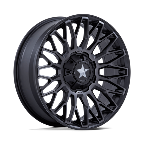 MSA Offroad Wheels MA050 22x7 4x137/156 Black DDT Wheel