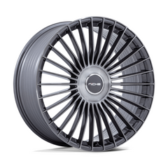 Niche 1PC M282 20X9 5X112/120 G-Titan Brush 20MM Wheel