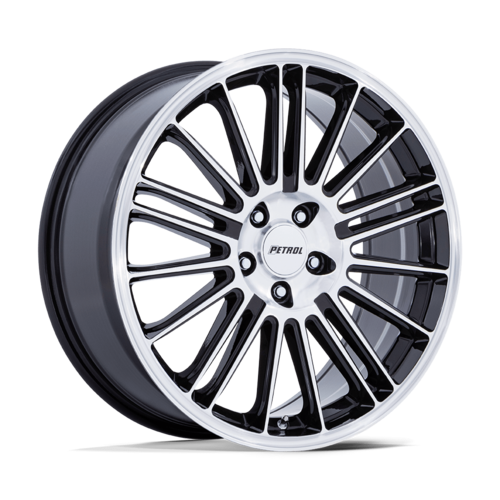Petrol PE001 20-Inch x 8.5-Inch 5x120 Gloss Black Machined Wheels