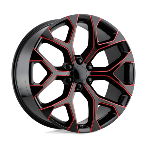 Performance Replicas PR176 22X9 6X5.5 G-BLK RED-MILL 24MM Wheel