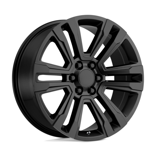 Performance Replicas PR182 Black 22x9 Wheel with 6x5.5 Bolt Pattern and 24mm Offset