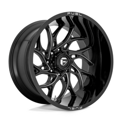 Fuel 1PC D741 20X10 8X170 Gloss Black Military -18MM Wheel