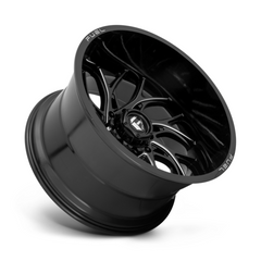 Fuel 1PC D741 22" x 12" 5 x 5.0 Gloss Black Military Wheels -44MM Offset