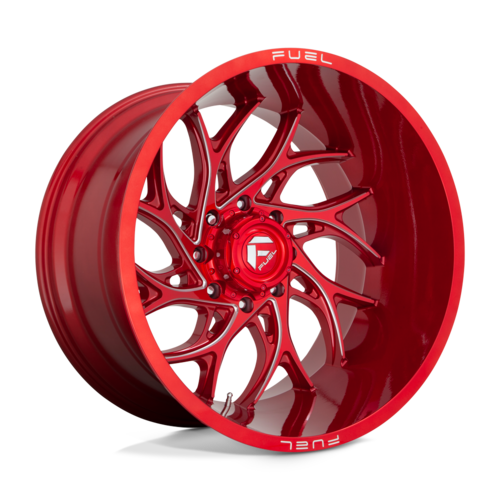 Fuel 1PC D742 22X10 6X5.5 GL-RED-MIL -18MM Off-Road Wheel