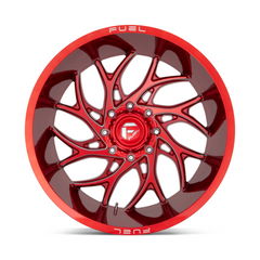 Fuel 1PC D742 20X10 6X135 GL-RED-MIL -18MM Custom Wheel