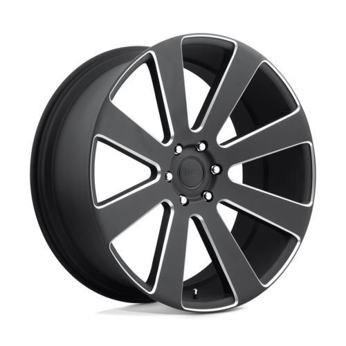 DUB 1PC S187 24X10 6X5.5 MT-BLK-MIL 20MM Wheel