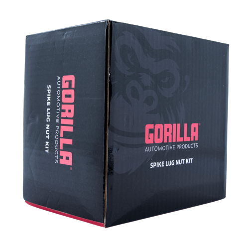 Gorilla Automotive SSPK4-10125RD 4 Lug 10-1.25 Short Spike Kit in Red