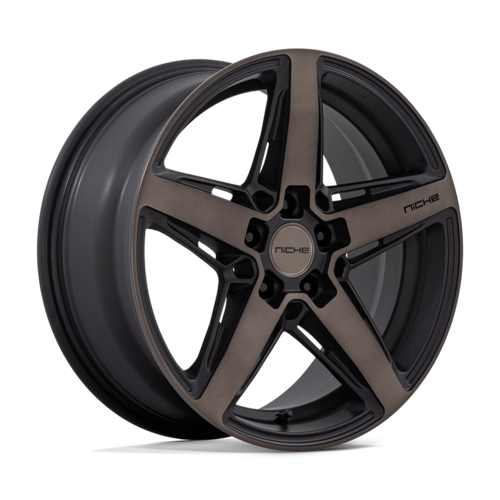 Niche 1PC M271 18X8 5X120 M-BLK DDTC-FC 30MM Alloy Wheel