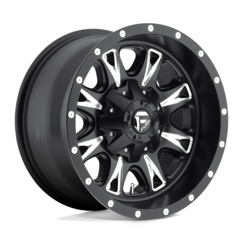 Fuel 1PC D513 17X6.5 8X6.5 MT-BLK-MIL -140MM Wheel