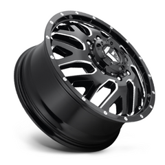 Fuel 1PC D581 20X8.25 8X200 GL-BLK-MIL 105MM Wheel