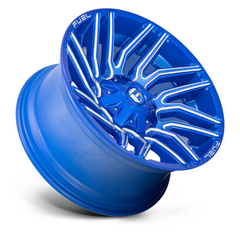 Fuel 1PC D774 20x10 6x135/5.5 Blue-Mill -18MM Wheel