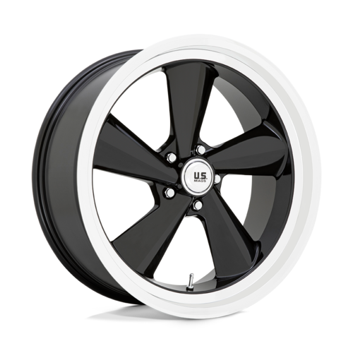 US Mag U136 22-Inch x 9-Inch 5-Lug Black Diamond Low-Profile Wheel