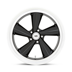 US Mag U136 22-Inch x 9-Inch 5-Lug Black Diamond Low-Profile Wheel
