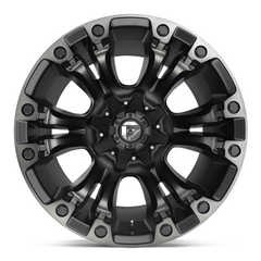 Fuel 1PC D851 20-Inch Black and Gray Wheel 5X4.5/5.0