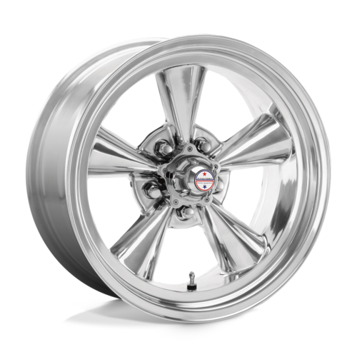 American Racing Vintage VN109 TT-O 17x8 Polished Alloy Wheel with 5x120.65 Bolt Pattern