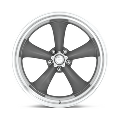 American Racing Vintage VN215 Classic Torq Thrust II 17x7 Gray Aluminum Wheel