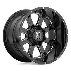 XD XD825 20X9 Off-Road Wheel - 5X5.0/5.5 in Gloss Black Mill Finish