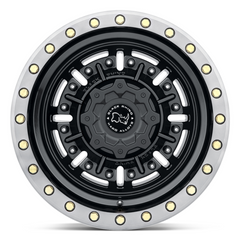 Black Rhino Hard Alloys BRABR 17X8.5 6X5.5 G-GNBLK-MCH-DTLP Wheel