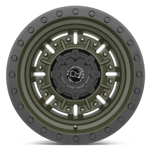 Black Rhino Hard Alloys BR Abrams 20x9.5 Olive Drab Green Off-Road Wheel with -18 Offset