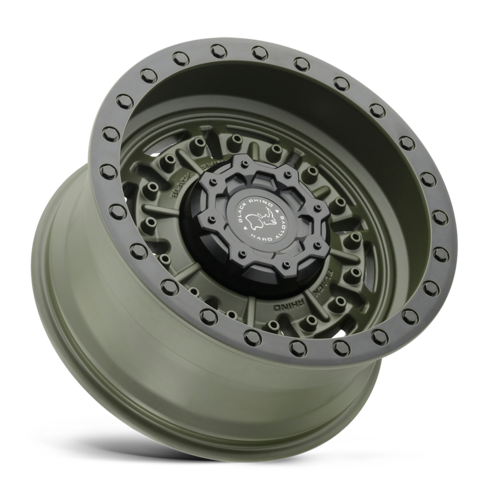Black Rhino Hard Alloys BR Abrams 20x9.5 Olive Drab Green Off-Road Wheel with -18 Offset