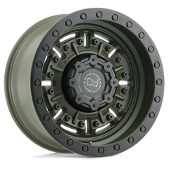 Black Rhino Hard Alloys BR Abrams 20x9.5 Olive Drab Green Off-Road Wheel with -18 Offset