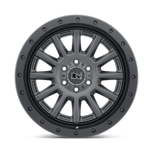 Black Rhino Hard Alloys DUGGER 17x8.5 Gun Black -18 Offset Wheels