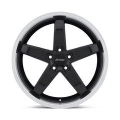 Petrol PEP1B 17-Inch Black Machine-Look Wheel - 5x112 Bolt Pattern