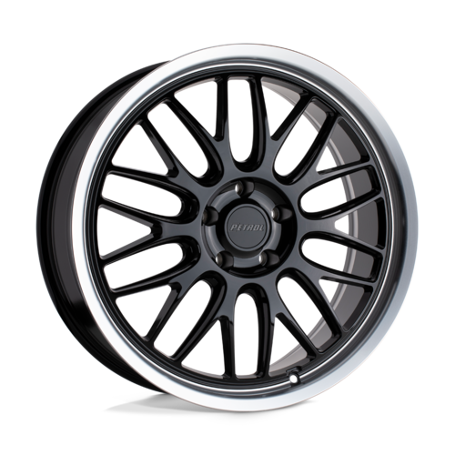 PE P4C 20X8.5 5X112 66 G-BLK MACH +40