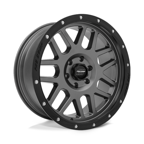 Pro Comp Alloys PXA40 17X9 Dark Gray and Black Wheel -6MM Offset
