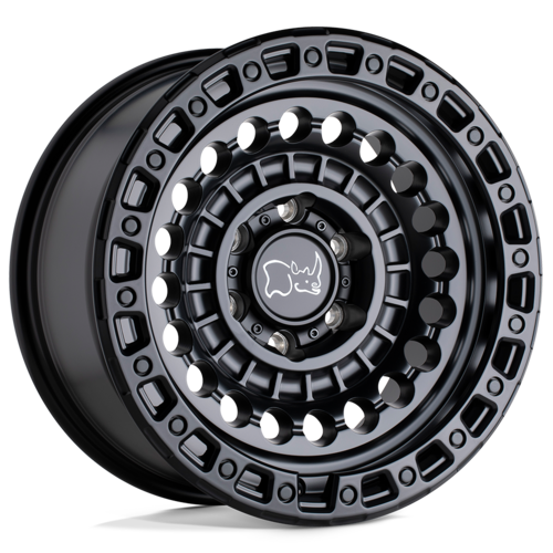 Black Rhino Hard Alloys BRSTN 17X8.5 5X5.0 M-BLK -18MM Wheel