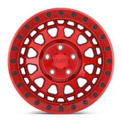 Black Rhino Hard Alloys BR PRIMM 17x9 Candy Red Wheel with 5x127 Bolt Pattern and Zero Offset