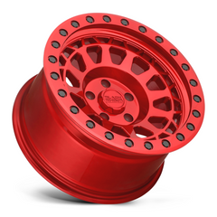 Black Rhino Hard Alloys BR PRIMM 17x9 Candy Red Wheel with 5x127 Bolt Pattern and Zero Offset