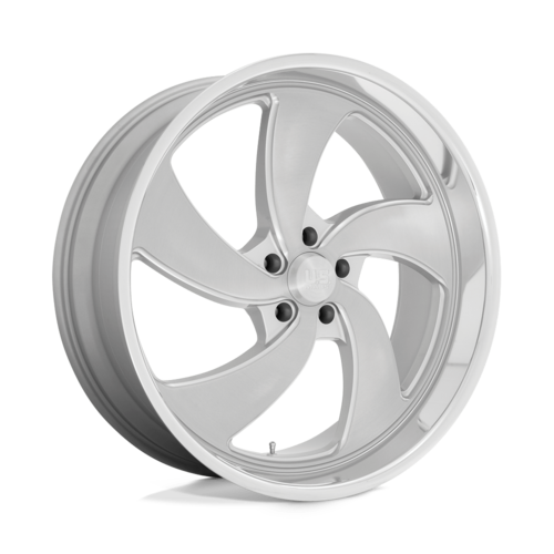 US Mag U134 22x8.5 5x5.0 Silver BRS Military Dark Clear Wheel