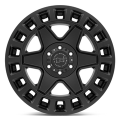 Black Rhino Hard Alloys 17X8 M-BLK 52MM Wheel
