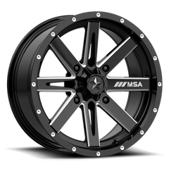 BOXER UTV 14X7 4X137 G-BLK MILL 10MM