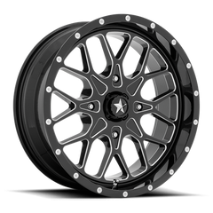 PORTAL UTV 20X7 4X156 115 G-BLK-MILL +0