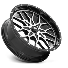 PORTAL UTV 22X7 4X156 115 G-BLK-MACH +0