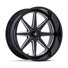 UTV Wheel MSA Offroad Wheels M54 SPARK, 24x10, 4x156, Gloss Black Milled