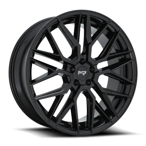 Gloss Black Wheel Niche 1PC M224 GAMMA, 6x139.7 Bolt Pattern, +25 Offset