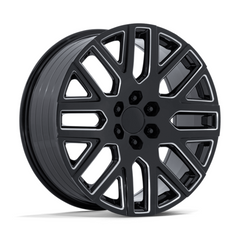 PR231 22X9 6X5.5 78 +28 G-BLK-MILL