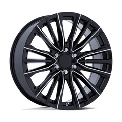 Performance Replicas PR223 24x10 Gloss Black Milled Wheel, 6x5.5, +28 Offset
