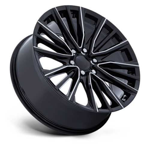 Performance Replicas PR223 24x10 Gloss Black Milled Wheel, 6x5.5, +28 Offset