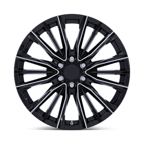 Performance Replicas PR223 24x10 Gloss Black Milled Wheel, 6x5.5, +28 Offset
