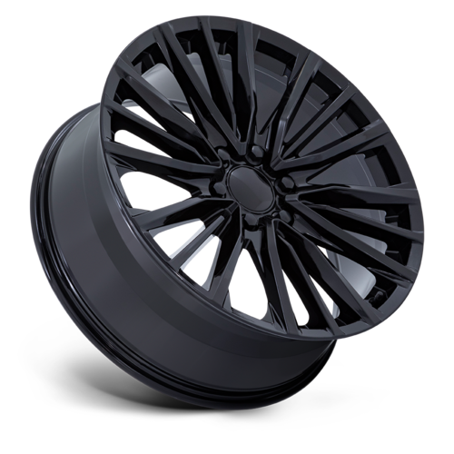 Performance Replicas PR223 Gloss Black 24-Inch Wheel, 6x5.5 Bolt Pattern, +28 Offset
